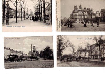 België - Uitzonderlijke collectie van ongeveer 289 oude, Gelopen