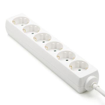 Stekkerdoos 6-voudig | 5 meter, Verzenden, Nieuw