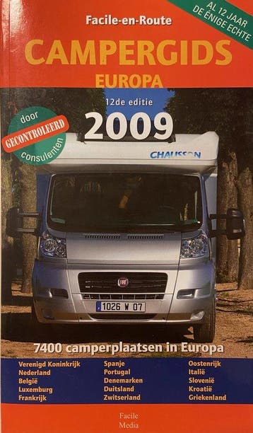 Campergids Europa / 2009 - ANWB, Verzenden, Gelezen