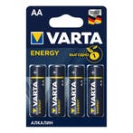 Varta Alkaline AA batterijen - 1,5V - 4 stuks - Voor stan..., Ophalen of Verzenden, Nieuw