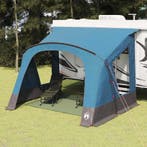 vidaXL Caravan Tent 5-Person met dak Blauw 410 x 275 x 245, Verzenden, Nieuw, Tot en met 2
