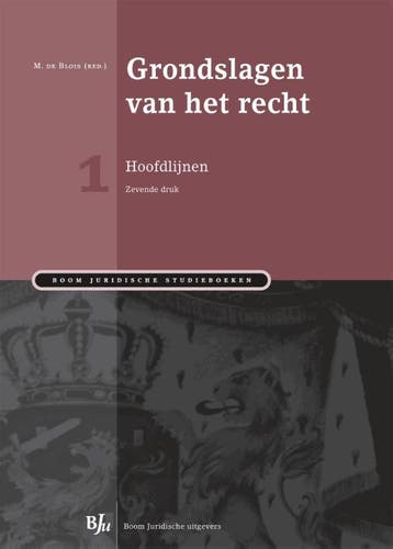 Grondslagen van het recht / 1: Hoofdlijnen / Boom Juridische, Verzenden, Gelezen, Matthijs de Blois