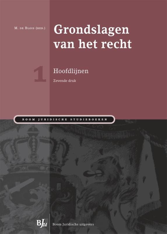 Grondslagen van het recht / 1: Hoofdlijnen / Boom Juridische, Boeken, Wetenschap, Gelezen, Verzenden