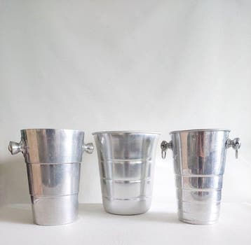 SELECTA, Vogalu - Champagne koeler (3) - Aluminium - Bistro