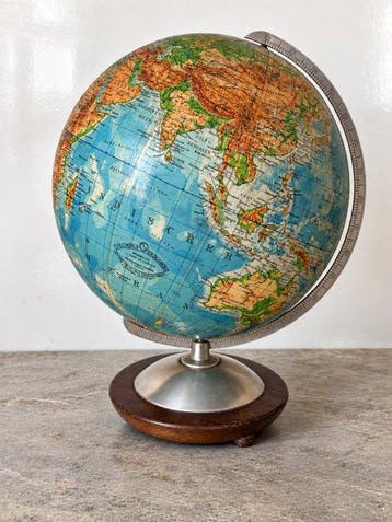 Terrestrial table globe - Columbus Erdglobus Germany – c.