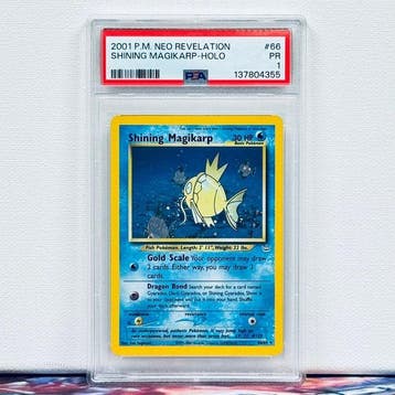 Pokémon Graded card - SHINING MAGIKARP-HOLO #66 - Pokémon -, Nieuw