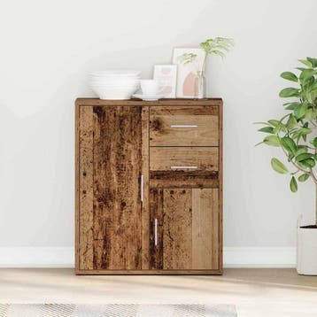 vidaXL Dressoir Oudhout 60 x 31 x 70 cm Bewerkt hout, Verzenden, Nieuw, Overige houtsoorten, Minder dan 50 cm