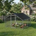 Kippenren Wels buitenren 3x3x2 m donkergroen pro.tec, Dieren en Toebehoren, Verzenden, Nieuw