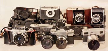 Canon, Agfa, Minolta, Pentax, Exakta, Zeiss Ikon, ADOX,, Nieuw