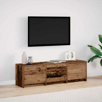 vidaXL TV-kast Oudhout Bewerkt hout, Minder dan 50 cm, Verzenden, Nieuw, Minder dan 100 cm