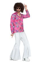 Roze Hippie Blouse Heren Spiral of Life, Kleding | Heren, Ophalen of Verzenden, Nieuw