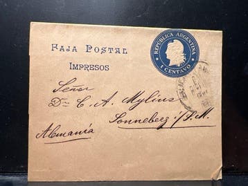 Wereld - Wereld- brieven/ Belegstukken/ Postkaarten Posten 5, Gestempeld