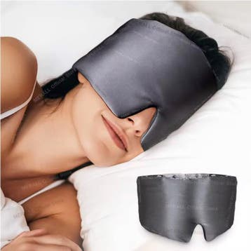 Zijden Slaapmasker – Lichtblokkerend Oogmasker Reizen, Verzenden, Nieuw
