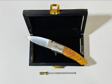 Hekito - Zakmes Kunst en ambachten - Houten zakmes FK 08
