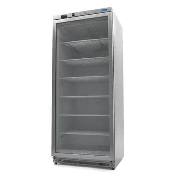 Vrieskast - 600 L - Rvs - met Glazen Deur, Zakelijke goederen, Horeca | Keukenapparatuur, Verzenden, Nieuw in verpakking, Koelen en Vriezen