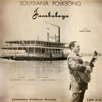 LP gebruikt - Harry Oster - Louisiana Folksong Jambalaya, Verzenden, Zo goed als nieuw