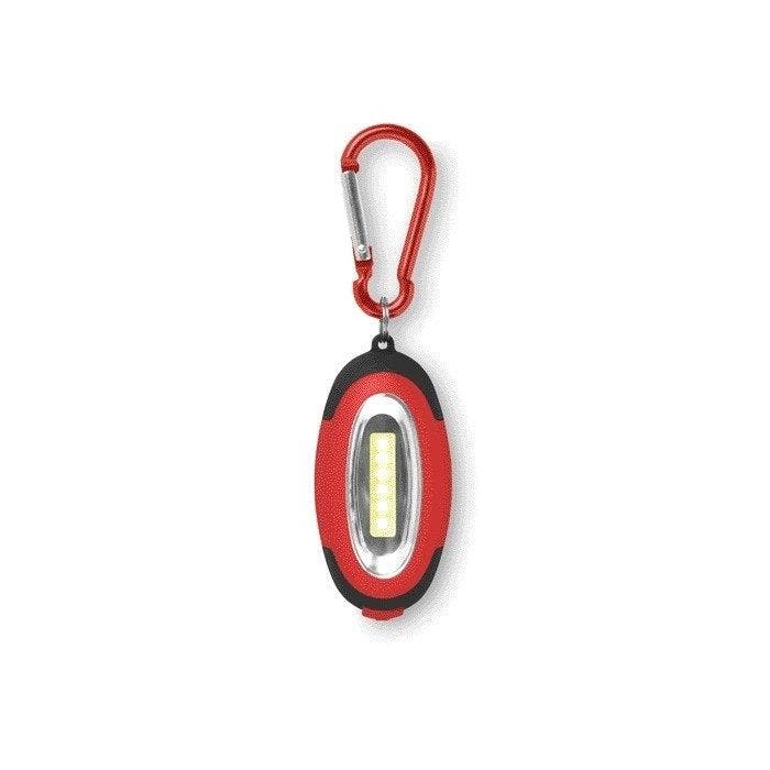 LED Loop Lampje met Magneet en Karabijnhaak - Rood, Caravans en Kamperen, Zaklampen, Ophalen of Verzenden
