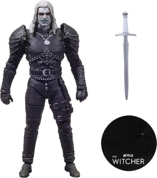 The Witcher Netflix Action Figure Geralt of Rivia Witcher, Kinderen en Baby's, Speelgoed | Overig, Verzenden