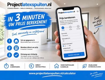 LatexSpuiten - Online Calculator -binnen 3 minuten uw prijs