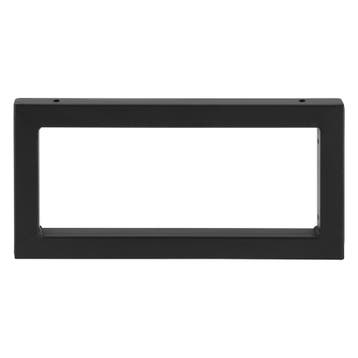 Ophangbeugel voor wastafelblad set van 2 zwart mat 40x20 cm, Verzenden, Nieuw