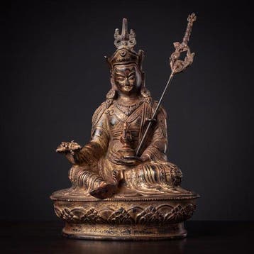Padmasambhava - Brons - Azië (Zonder minimumprijs), Antiek en Kunst