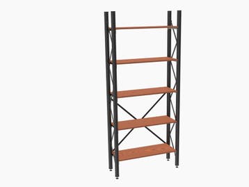 Moderne open kast met truzz zijkanten, Overige materialen, Nieuw, Modern, 25 tot 50 cm