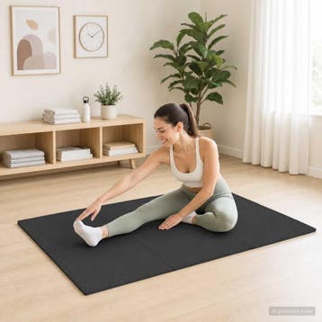 vidaXL Vloermatten 40 st Zwart 14,4 m² EVA Schuim, Verzenden, Nieuw