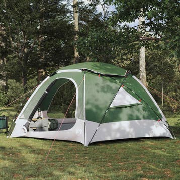 vidaXL Koepeltent met Verwijderbare Regenkap 8-persoons, Caravans en Kamperen, Verzenden, Nieuw, Tot en met 2