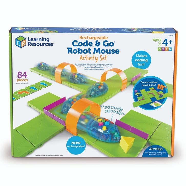 Code & Go® - Robotmuis - Activiteiten set (oplaadbare, Kinderen en Baby's, Speelgoed | Educatief en Creatief, Ophalen of Verzenden