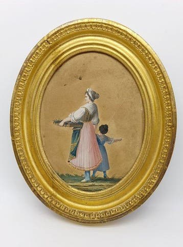Italiaanse school (XIX) - La contadina