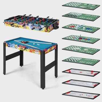 12-in-1 Multifunctionele Speltafel: Voetbal, Biljart, Air Ho, Verzenden, Nieuw