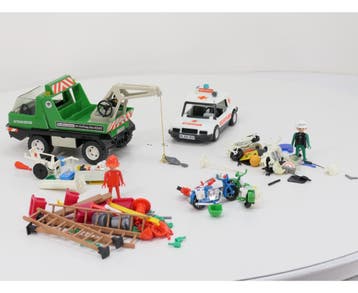 Playmobil 3217, 3473, 3208 Politie, Brandweer, Wegenwacht..., Ophalen of Verzenden, Gebruikt