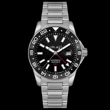 Ublast - Royal GMT Professional - UBRG44BK - Automatic Swiss, Nieuw