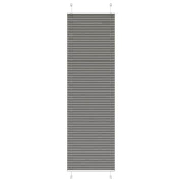 Plissegordijn 60cm Antraciet | Tweedekansje | OP=OP, Huis en Inrichting, Ophalen of Verzenden, Zo goed als nieuw, Grijs