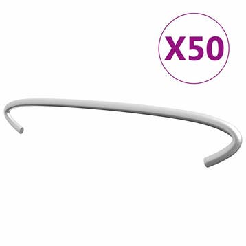 vidaXL Gabionhaken 50 st 20 cm gegalvaniseerd staal, Tuin en Terras, Verzenden, Nieuw