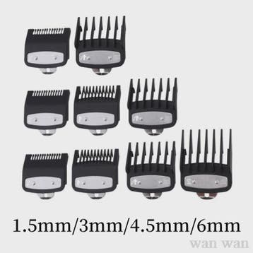 Professionele Opzetkammen Set voor Trimmers (1.5mm - 6mm), Verzenden