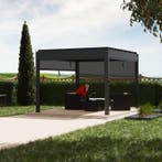 Pergola / Lamellendak - Tahiti - 3x4 m - Antraciet, Tuin en Terras, Verzenden, Nieuw