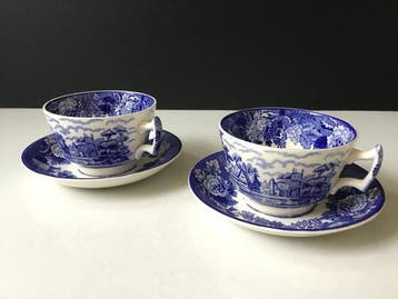 Wood & Sons England - Koffie- en theeservies (4) - Porselein