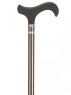 Carbon wandelstok met soft recht handvat, Ophalen of Verzenden, Nieuw