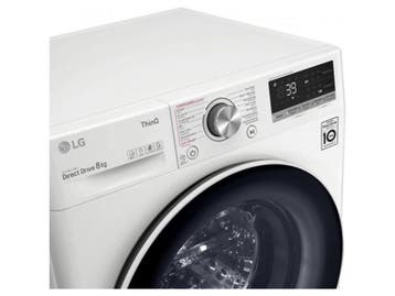 LG F4WV708S0E - Wasmachine - 8 kg - TurboWash™ 39 - AI DD™ -, Witgoed en Apparatuur, Wasmachines, Verzenden, Zo goed als nieuw