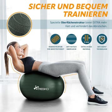 Fitness bal - Yoga bal - Pilates bal - Zwangerschapsbal - 65, Sport en Fitness, Verzenden, Zo goed als nieuw