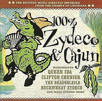 cd - Various - 100 proc. Zydeco &amp; Cajun, Verzenden, Zo goed als nieuw