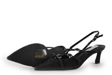 Steve Madden Slingbacks in maat 40 Zwart, Verzenden, Zwart, Steve Madden, Zo goed als nieuw