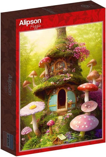 Mushroom House Puzzel (1000 stukjes) | Alipson Puzzle -, Verzenden, Nieuw
