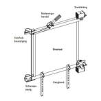 Draaiset zelfsluitend voerhek met snelsluiting 2012