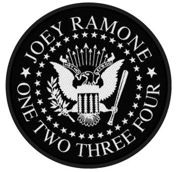 Joey Ramone One Two Three Four patch officiële merchandise, Ophalen of Verzenden, Nieuw, Kleding