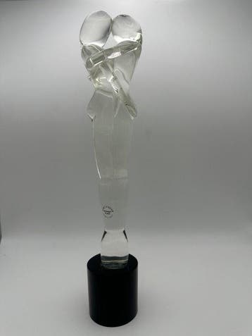 Beeld, Scultura amanti - 34 cm - Glas, Antiek en Kunst, Antiek | Glas en Kristal