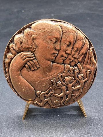 Frankrijk. Medal 1990, 50 ans de la Sécurité Sociale - CPAM