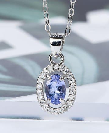 Zonder minimumprijs - Ketting met hanger Zilver, Platina,