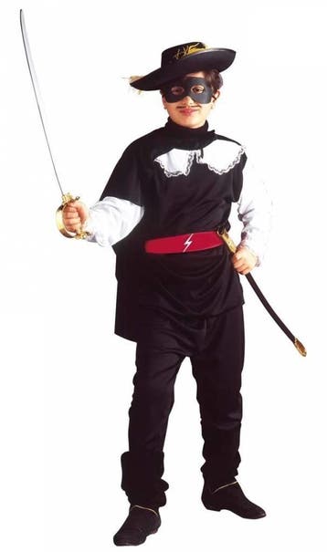 Zorro ruiter kostuum kind, Kleding | Heren, Ophalen of Verzenden, Nieuw